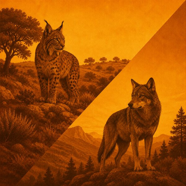 Portada del episodio 36: El lince ibérico y el lobo